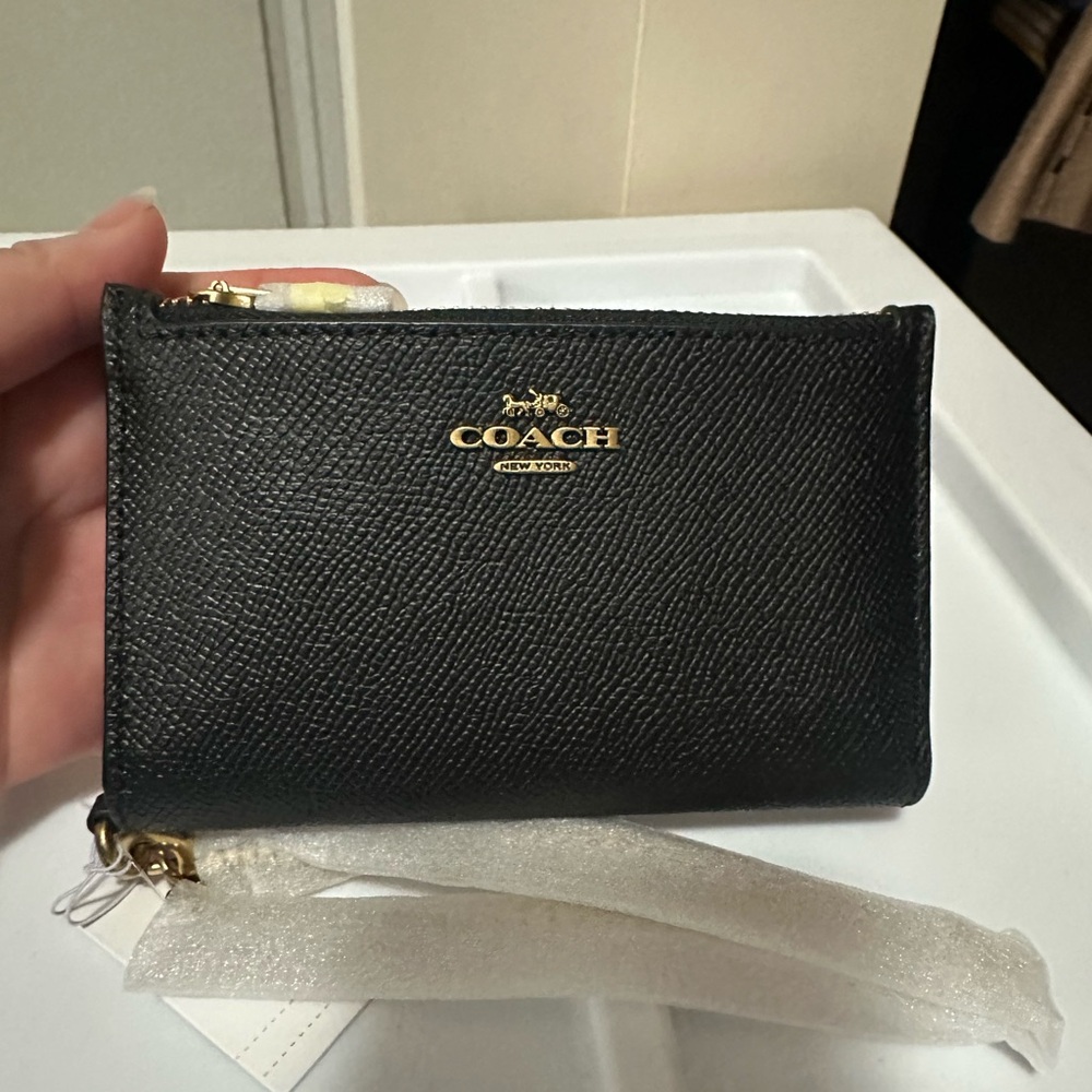 ❌SOLD❌ Coach Black Leather Card Holder